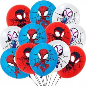 Spiderman y sus increíbles amigos tema Fiesta de feliz cumpleaños Banner taza pastel Topper juegos de globos de látex para niños - Product Image 6