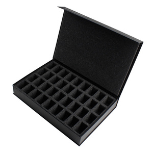 Luxury Custom Paper Cardboard <b>Black</b> Magnetic Packaging <b>Boxes</b> Closure Magnet Gift Box With Magnetic Lid - Product Image 1