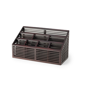 Garantie de qualité Magus bambou Flexible moderne paniers de rangement vente chaude Rectangle bureau organisateur étagère - Product Image 1
