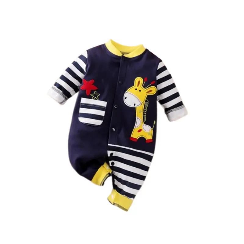 Babykleertjes Met Lange Mouwen Cartoon Baby Eendelige Fabrikanten Groothandel Rompertjes Baby Boy