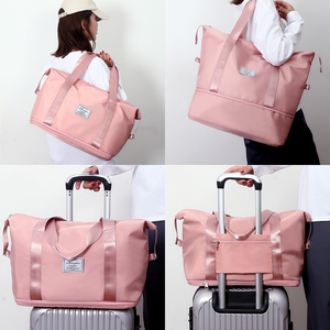 Bolsa de <span class=keywords><strong>Viaje</strong></span> Ligera de Tela Oxford Personalizada para Mujer, Bolsa de <span class=keywords><strong>Viaje</strong></span> Portátil de Gran Capacidad para Viajes Cortos y Fitness - Product Image 4