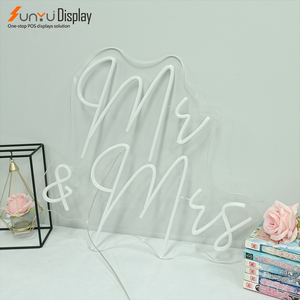 Conception libre personnalisée en gros Mr et Miss Neon Wedding Home Party Decoration Neon Lights - Product Image 4