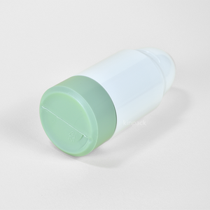 50ml 75ml Vacío Reemplazable Plástico Blanco Recto Protector Solar Crema Rollo en Botella Con Bolas De Plástico - Product Image 5