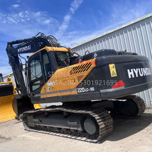 Used Original Korea Made Hyundai R220-9S Crawler Excavator 22ton Robex <b>Digger</b> with Core Motor Component - Product Image 1