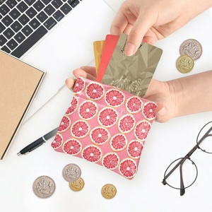 Wholesale Mini Change Purse Wallet Women's Genuine Leather <b>Key</b> Chain Coin Bag Zipper Small Pouch Wallet - Product Image 5