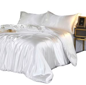 Juego de Ropa de Cama Personalizado de Color Sólido 100% Lyocell Orgánico de Bambú, Sábanas, Edredón, Colcha - Product Image 1