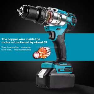 OEM Cordless Impact Drill 18V Lithium Battery Variable Speed 65Nm Torque Portable Electric Drill for Home Woodworking Metal - Product Image 5
