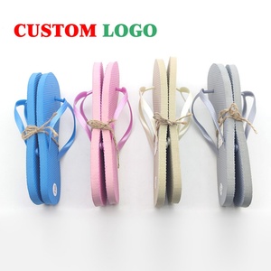 Nicecin – Tongs personnalisables avec logo, recyclables en PE, légères, pour voyage, couleur unie, sandales de plage, étiquette de taille, approvisionnement en gros, OEM ODM - Product Image 2