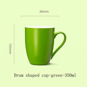 แก้วเซรามิกสวยงามหลากสี แก้วบอนไชน่าแบบ OEM สำหรับนมและกาแฟ - Product Image 3