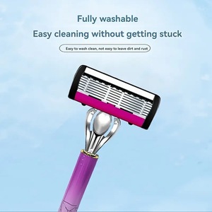 Manual <b>Razor</b> 6 Layer Stainless Steel <b>Blades</b> For Men Face Shaving - Product Image 3