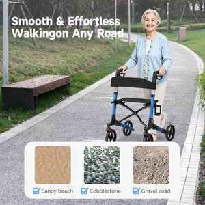 High Quality Rehabilitation Training Equipment Walking <strong>Seat</strong> <strong>Walker</strong> Aids Equipment <strong>for</strong> Disable and Elderly People - Product Image 5