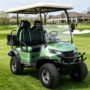 ZOWN Factory Direct Sale 4 Passenger Lifted Golf Buggy 48V Battery Anti Slip Tire for Farm Hunting Outdoor Use - Product Image 1