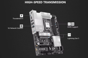 Nueva Placa Base para PC <span class=keywords><strong>PRO</strong></span> Z890-P ATX DDR5 <span class=keywords><strong>256GB</strong></span> <span class=keywords><strong>5G</strong></span> LAN con DP Thunderbolt 4 LGA1851 al por Mayor - Product Image 3