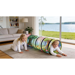 Tunnel Sensoriale per Giochi, Giocattolo Sportivo, <span class=keywords><strong>Tenda</strong></span> Pop-up Portatile, Area Giochi <span class=keywords><strong>Arcobaleno</strong></span>, Tunnel per Bambini, <span class=keywords><strong>Tenda</strong></span> Pieghevole per Bambini Piccoli, Regalo - Product Image 2