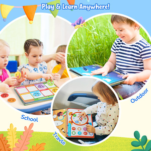 Joycat Montessori ilham eğitici oyuncaklar okul öncesi anaokulu öğrenme meşgul kitap Sticker faaliyetleri ile çocuklar resim kitapları - Product Image 6
