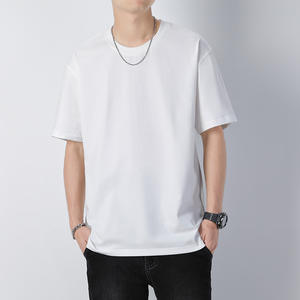 Ropa de hombre asequible moda venta al por mayor precio bajo llano OEM y ODM disponible Venta caliente camiseta para la venta - Product Image 2