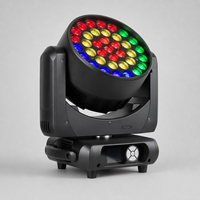 Projecteur LED DMX512 37W à tête mobile Spot Beam Wash pour DJ, club, concert, événement