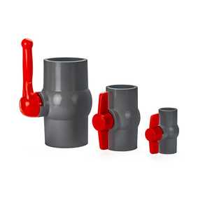 Vanne à boisseau sphérique en PVC pour l'alimentation en eau/vanne de piscine, norme DIN, fabriquée en usine - Product Image 6
