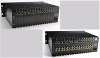 Encodeur HD vers IP 16 canaux HEVC IPTV Live Streaming Encoder pour Youtube Facebook Broadcasting