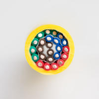 Lstkabel Rvvg Bobinado Aislamiento de PVC Rvvp Cable redondo Fabricación Cable de carrete de cadena de arrastre