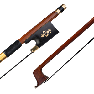 NAOMI 4/4 Archet de violon Brésil Bâton avec Ébène Grenouille Peau de Mouton Poignée Crin Noir Accessoires de Pièces De Violon - Product Image 2
