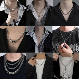 Collar <span class=keywords><strong>de</strong></span> Cadena <span class=keywords><strong>de</strong></span> Acero <span class=keywords><strong>de</strong></span> Titanio para <span class=keywords><strong>Hombre</strong></span>, Resistente a <span class=keywords><strong>la</strong></span> Decoloración, Simple y Versátil, <span class=keywords><strong>de</strong></span> Alta Gama, Personalizado para Mujer, Superventas - Product Image 1
