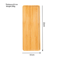 Fabrik Großhandel Rechteckige Bambus lange Serviert ablett Snack Dessert Sushi Serviert eller Käse Charc uterie Board Food Platter