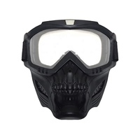 Masque de moto tout-en-un, lunettes tactiques anti-poussière et anti-sable, lunettes de soudage électriques anti-éblouissement et anti-éclaboussures