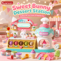 KZHM DIY Pretend Ice Cream Playset Kids STEM Montessori Preschool Educational Toys Kit Parent-Child Activity Toys for Girls Boys