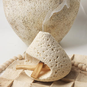 Quemador de Incienso de Cemento y Palo Santo con Soporte para Varillas de Madera, Decoración de Hogar Exquisita y Lujosa, Purificador de Yoga de Alta Calidad <span class=keywords><strong>ACSA</strong></span> - Product Image 1