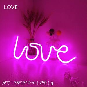 Lampe de nuit de table alimentée par USB en forme de palmier en néon LED, avec décoration de chambre d'enfant pour fête à domicile - Product Image 3