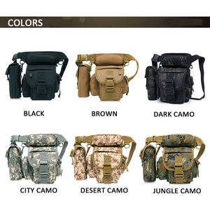 Sac de taille tactique camouflage, sport de plein air, voyage, bandoulière, sac de jambe en polyester - Product Image 4