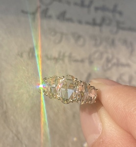 เครื่องประดับสั่งทำพิเศษ แหวนทองแท้ 9k 10k 14k 18k ทองคำขาว ทองคำชมพู ทองคำเหลือง ประดับเพชร/พลอยจากแล็บ ผลิตจากโรงงาน - Product Image 3