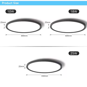 Bon marché <span class=keywords><strong>prix</strong></span> 6w 9w 12w 18w 24w rond monté en surface panneau lumineux LED pour la maison et le bureau - Product Image 3