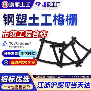 Kangshun Steel-Plastic Geogrid For Roadbed Reinforcement High Strength Bidirectional Welded GSZ Grid - Product Image 3