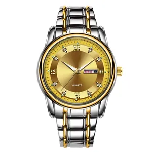 Jam tangan kualitas tinggi pria, jam tangan mewah tanpa Logo untuk pria