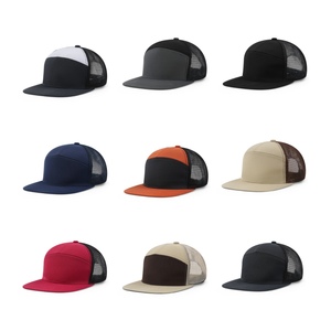 Gorra de camionero impermeable de poliéster Oxford deportiva de alta calidad con estampado interior de cuero personalizado unisex - Product Image 6