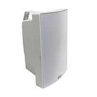 Altavoz de Pared Activo Bidireccional de 4 Pulgadas y 30W con POE y Dante, Resistente al Agua, para Sistemas de Megafonía