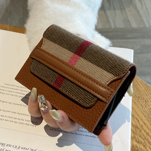 Porte-cartes en cuir véritable pour femmes, petit format ultra fin, mini porte-documents à plusieurs fentes pour cartes, mode simple - Product Image 6