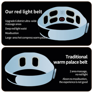 <b>Remote</b> <b>Control</b> Soft Confortable TENS Massage Warm Heating Belt EMS Massage Pad - Product Image 6
