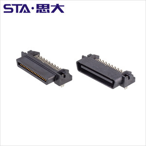 BTB 1,27 мм 80 Pin 0,050 "прямоугольные розетки, гнездо печатной платы SMT С стойками 2x20 позиций, Соединитель с двойным входным поверхностным монтажом - Product Image 4