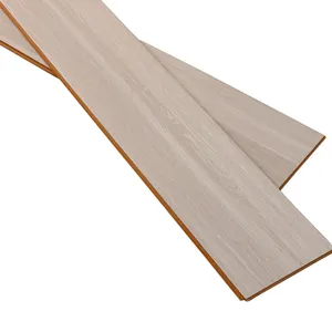 100% grain de bois imperméable écologique 9mm SPC Revêtement de sol Décor Planches de vinyle en bois Cliquez sur le sol en plastique PVC