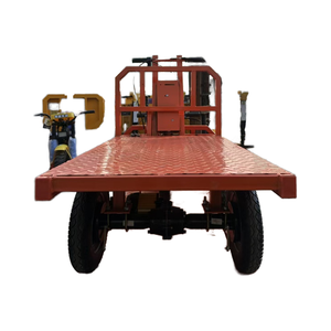 쇼핑 및 보관을 위해 맞춤형 플랫폼 트럭이있는 전기 3 륜 평판 트롤리 미니 유연한 운송 카트 - Product Image 2