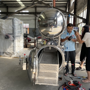 Esterilizador de baño de agua tipo autoclave pequeño para <span class=keywords><strong>sardinas</strong></span> enlatadas, máquina de retorta para alimentos en bolsas de <span class=keywords><strong>papel</strong></span> de <span class=keywords><strong>aluminio</strong></span> de gran tamaño, esterilizadores de alimentos - Product Image 6
