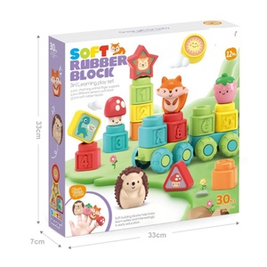 ชุดบล็อกยางนุ่ม EPT Baby 3 in 1 พร้อมหุ่นนิ้วสัตว์ ของเล่นเสริมพัฒนาการสำหรับเด็กเล็ก - Product Image 4