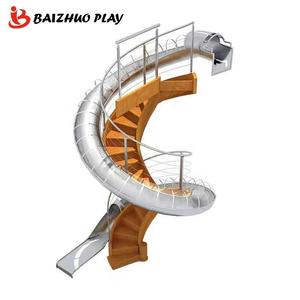 Parc de trampoline utilisé pas cher gonflable 18 pieds dans l'air de <span class=keywords><strong>lit</strong></span> au sol petit équipement de terrain de jeu extérieur pour enfants <span class=keywords><strong>d</strong></span>'<span class=keywords><strong>occasion</strong></span> avec du bois - Product Image 5