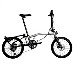 Bicicletta Pieghevole Beky Bikes Skyline 20 Pollici, 7 Velocità, Freni a Disco, Ultra-leggera, Portatile, Ruote in Lega di Alluminio, Tripla Piegatura in Carbonio - Product Image 1