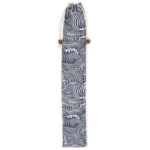 Pochette personnalisée fine de style japonais avec cordon de serrage pour baguettes de batterie, sac de rangement durable et portable pour longues baguettes et brosses de batterie, organisateur d'accessoires de batterie - Product Image 4