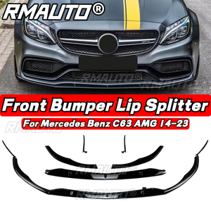 ชุดแต่งคาร์บอนไฟเบอร์แท้ C63 ลิปสปอยเลอร์กันชนหน้า ดิฟฟิวเซอร์ สปอยเลอร์ สำหรับรถยนต์เมอร์เซเดสเบนซ์ C63 AMG ปี 2014-2023 อุปกรณ์ตกแต่งรถยนต์ - Product Image 6
