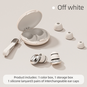 ノイズキャンセリングイヤーマフ耳栓、シリコンゲル素材、再利用可能なヘッドバンドデザイン、遮音性、聴覚保護 - Product Image 1